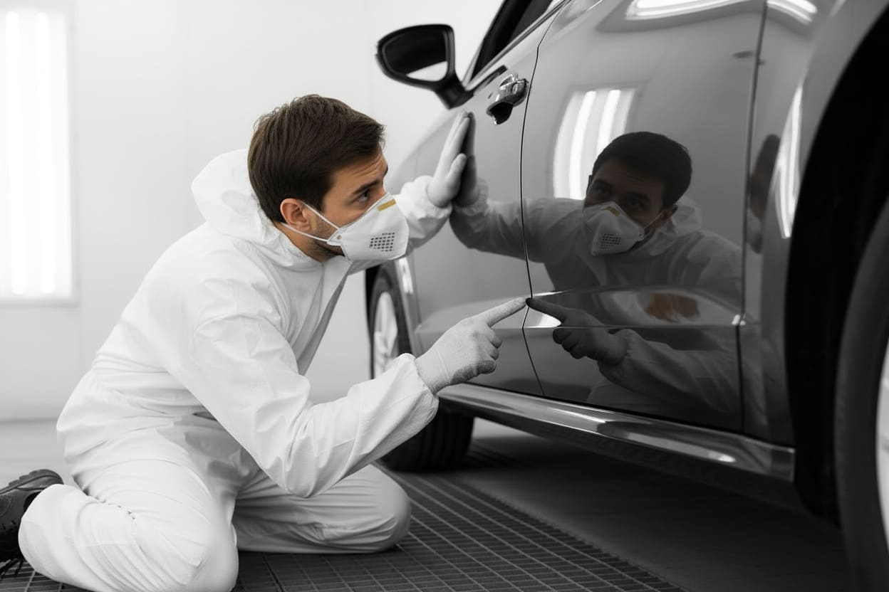 покраска порога машины